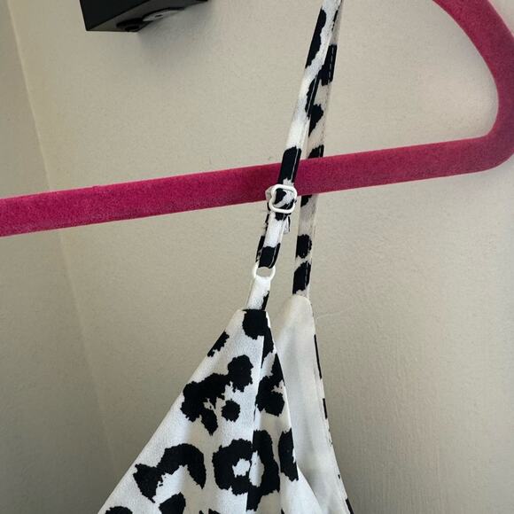 Y2K Leopard Print V neck Slip‎ Dress Size S - Picture 5 of 6